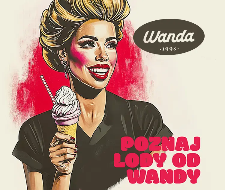branding dla producenta lodów Wanda