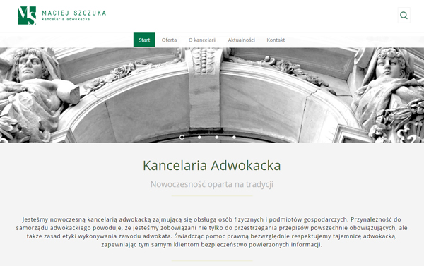 Strona internetowa dla kancelarii windykacyjnej z Wrocławia